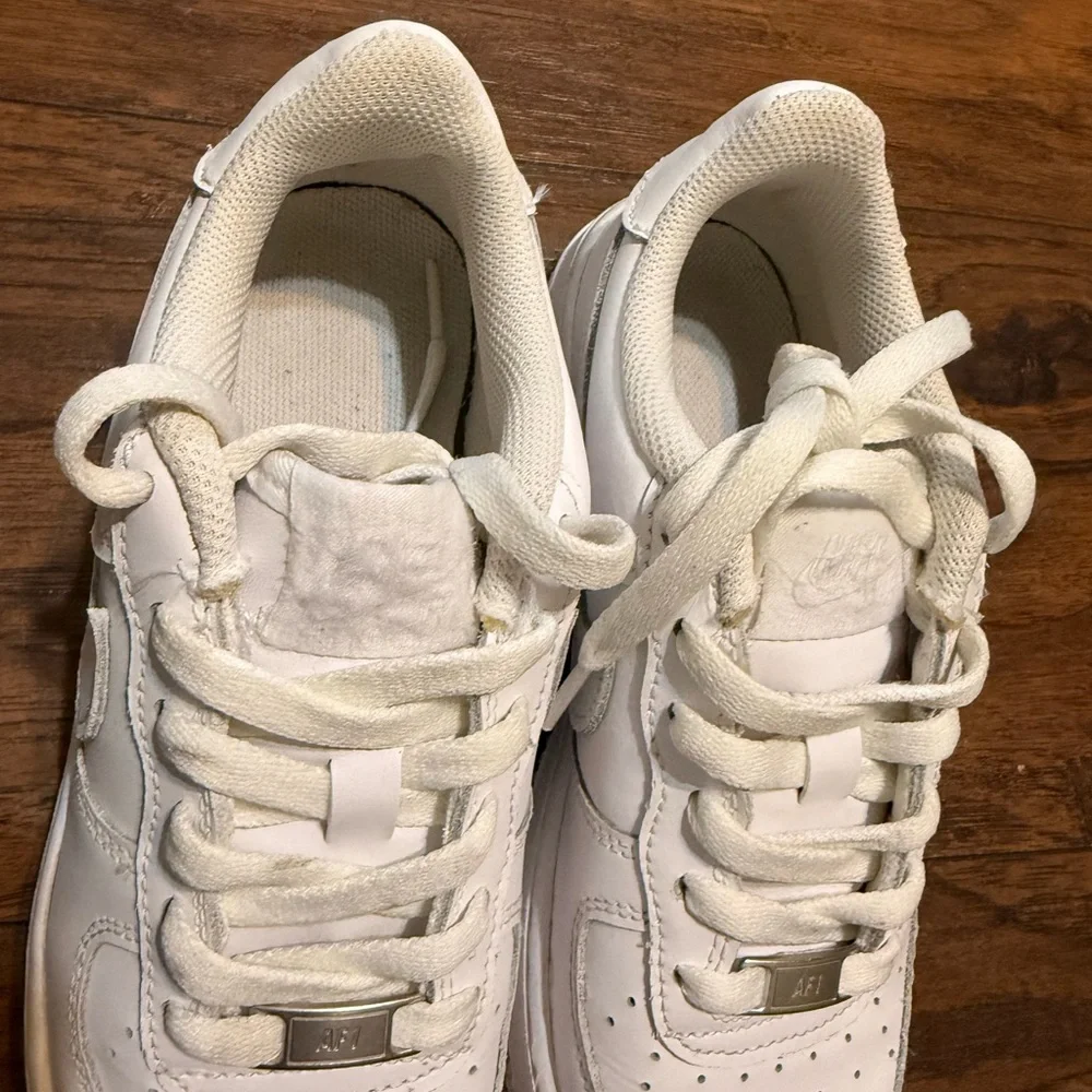 Nike Kids White Lace-Up Sneakers